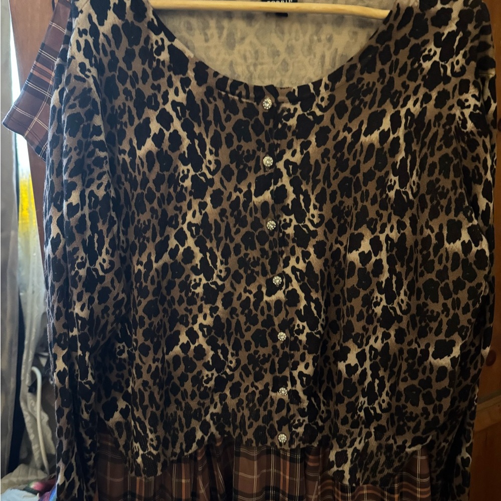 Leopard Print Women's Top